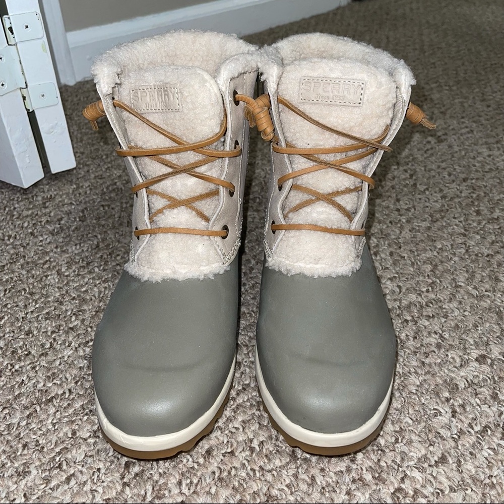 Sperry Waterproof Saltwater Fur Duck Boots